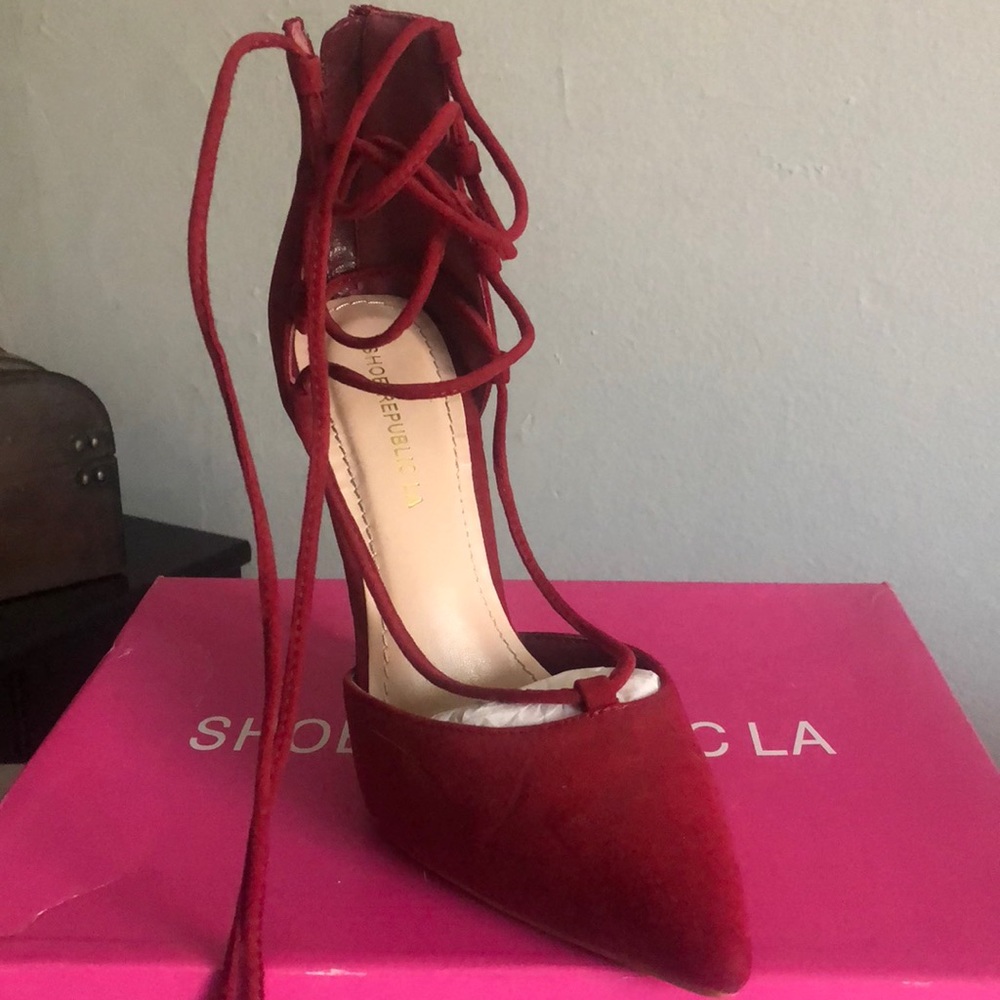 Lace up pointed heels 👠 - Picture 2 of 8